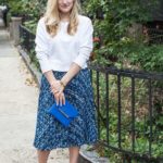 skirt and sweater outfit for fall