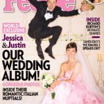 Jessica Biel's Pink Wedding Dress