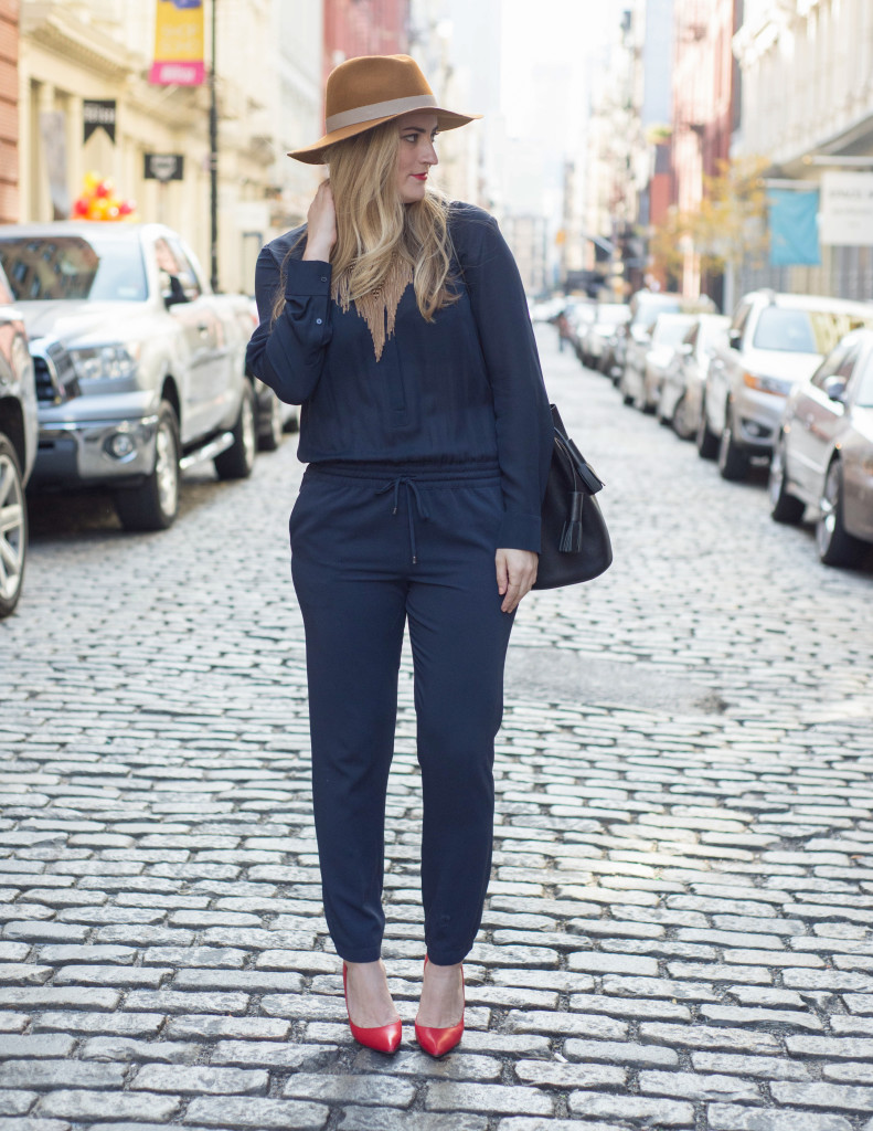 Fall style vince jumpsuit
