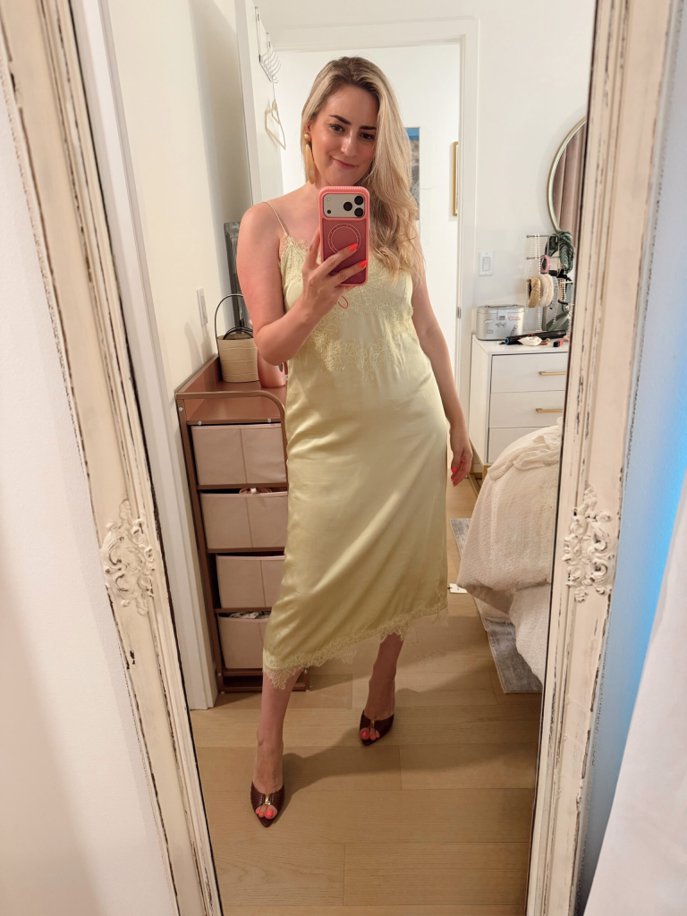 how to wear a slip dress for fall