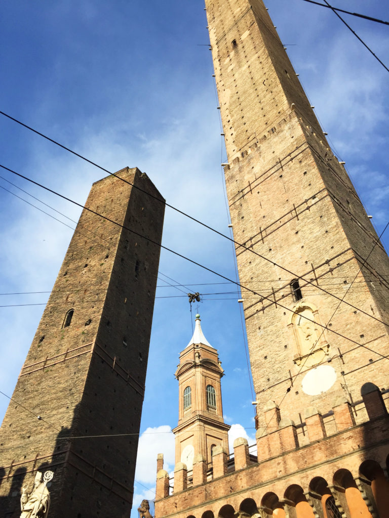 Bologna leaning tower