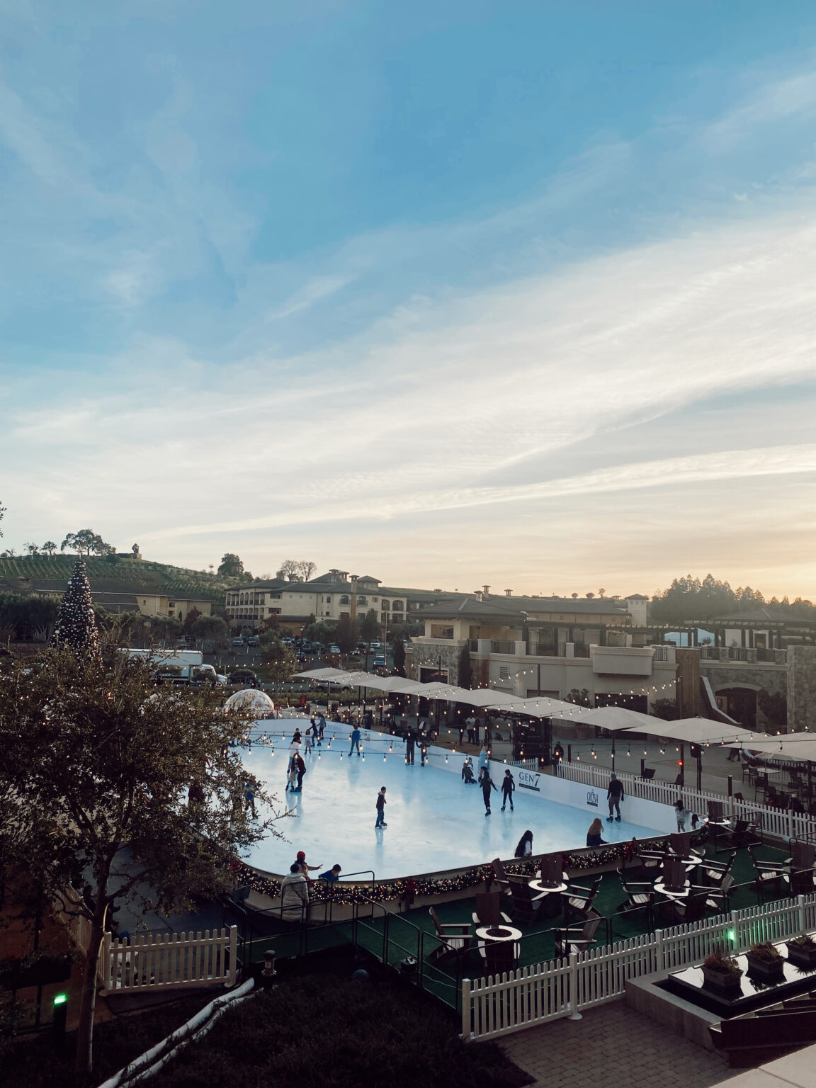 A Visit to the Meritage Ice Skating Rink is the Perfect Family Activity 