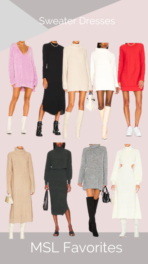 Sweater Dresses and Boots